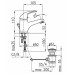 СМЕСИТЕЛЬ ДЛЯ УМЫВАЛЬНИКА ARMATURA FERRYT С ДОННЫМ КЛАПАНОМ