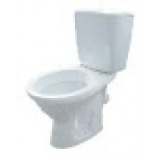 Унитаз-компакт Юбилейный нижнее подключение в комплекте с кнопочной арматурой и сидением