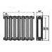 Радиатор отопления чугунный МС-140-500 (Л)